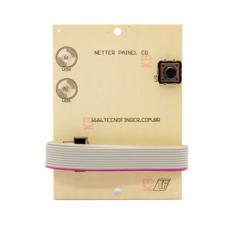 PLACA PAINEL FRONTAL CLP NETTER LINHA CG 1 TECLA TECNOFINGER CG4 CG10 CG14 LAVA LOUÇAS COPOS