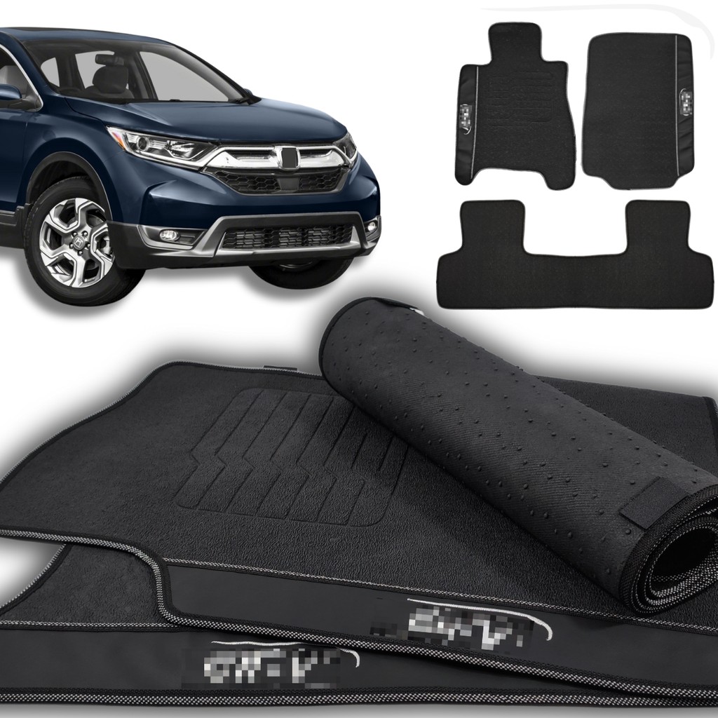 Tapete para carro C-rv 2012 2013 2014 2015 2016 2017 2018 Emborrachado Linha Ouro Sob Medida