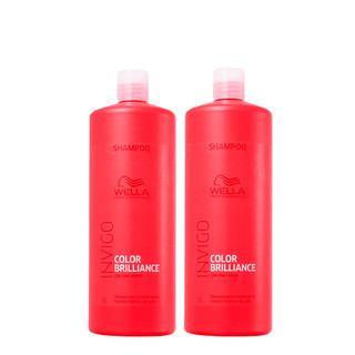 Kit 2 Color Brilliance Shampoo 1L - Wella em Oferta na Shopee
