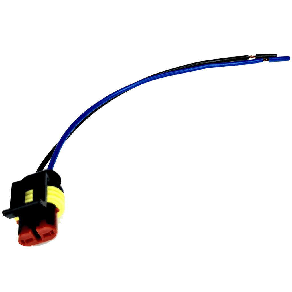 Conector Macho 2 pinos com Fios para Bicos GNV 5ª e 6ª geração e Automotivo em geral
