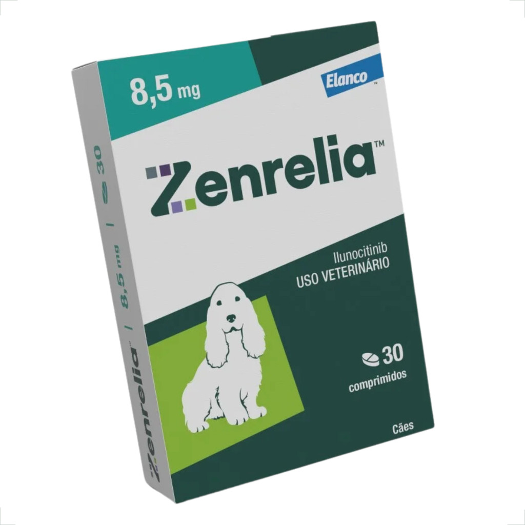 Zenrelia 8,5mg Dermatológico Elanco para Cães - 30 Comprimidos - Pets