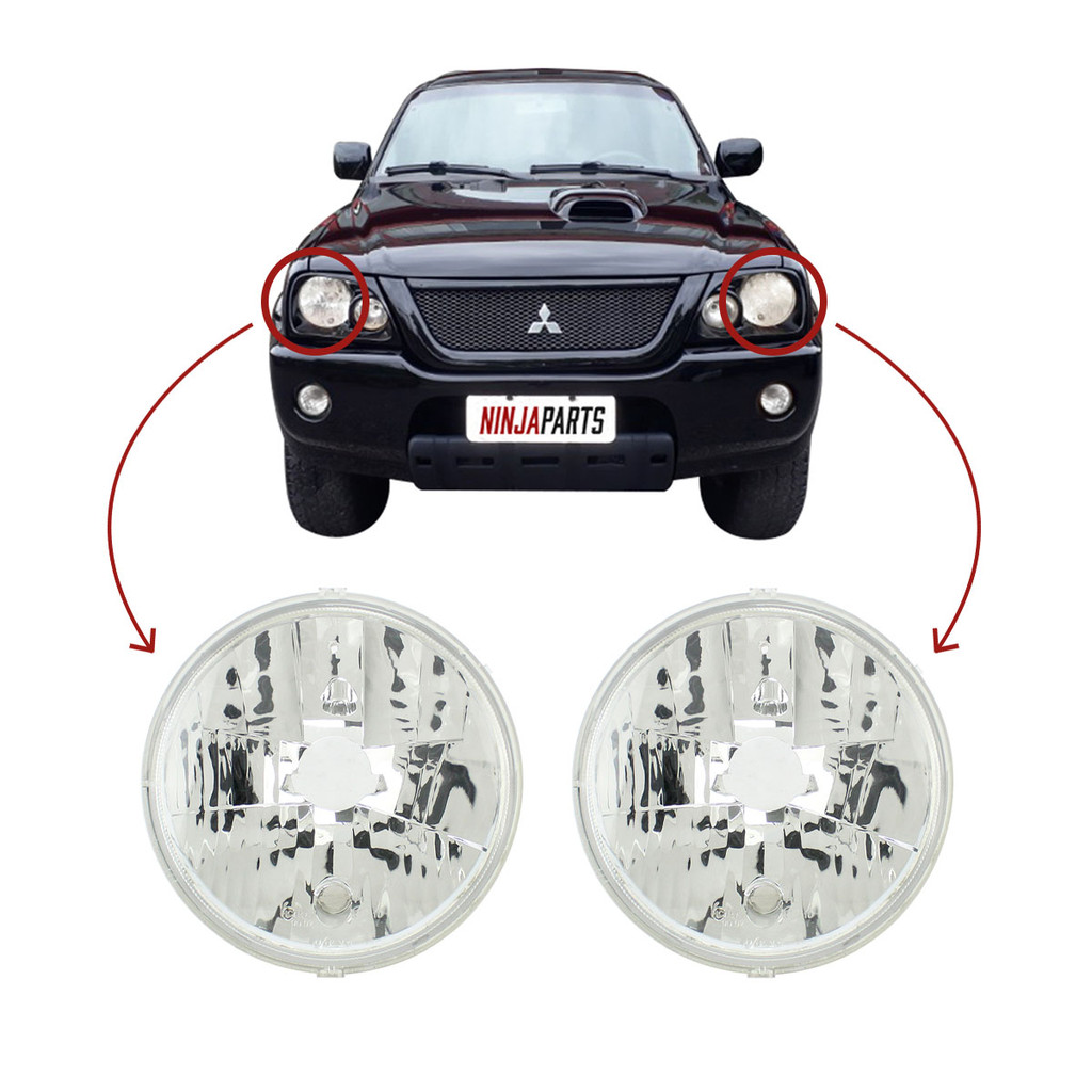 Par Farol L200 Outdoor Com Lente Policarbonato Iam CAM Agrale em Oferta na Shopee