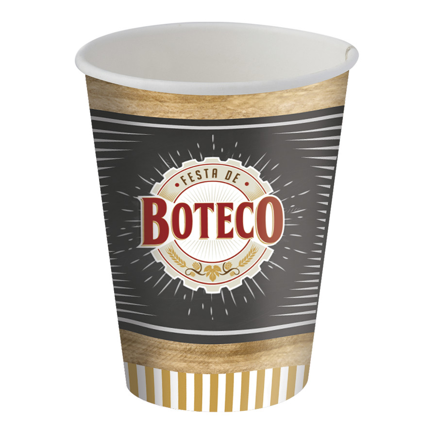 8~32 COPO PAPEL FESTA BOTECO  200ML FESTCOLOR