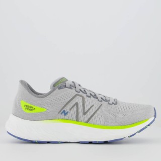 Tênis New Balance Fresh Foam X Evoz V3 Cinza e Verde em Oferta na Shopee