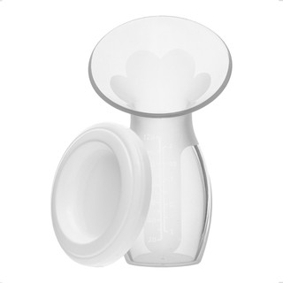 Coletor Leite Materno Silicone Amamentação 90ml Tampa BPA Livre Atóxico Flexível Transparente Buba