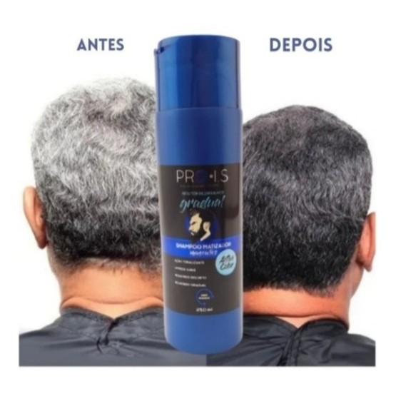 Shampoo Escurecedor Cabelo Branco Grisalho Active Color
