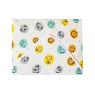 Toalha Forrada Papizinha Karinho Capuz Estampa Amiguinhos em Oferta na Shopee