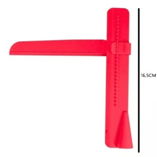 Nivelador Espátula 16,5CM Alisadora Regulável Multicolorido Raspadora Niveladora Bolo Multiuso Universal universal