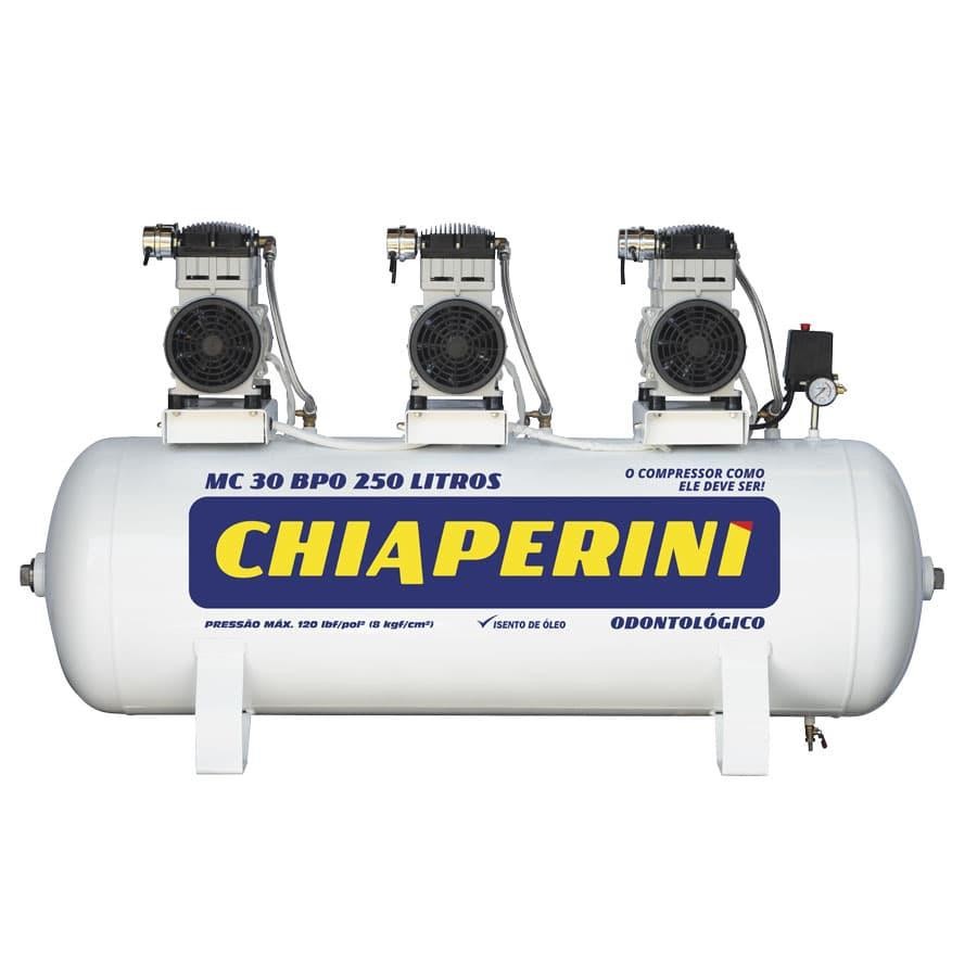 Motocompressor Odontológico s/Óleo MC30 250L Chiaperini