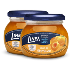 Kit 2 Geleias Linea Sabor Damasco de 230g