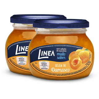 Kit 2 Geleias Linea Sabor Damasco de 230g em Oferta na Shopee