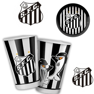 8 COPO PAPEL FESTA SANTOS 180ML REGINA em Oferta na Shopee