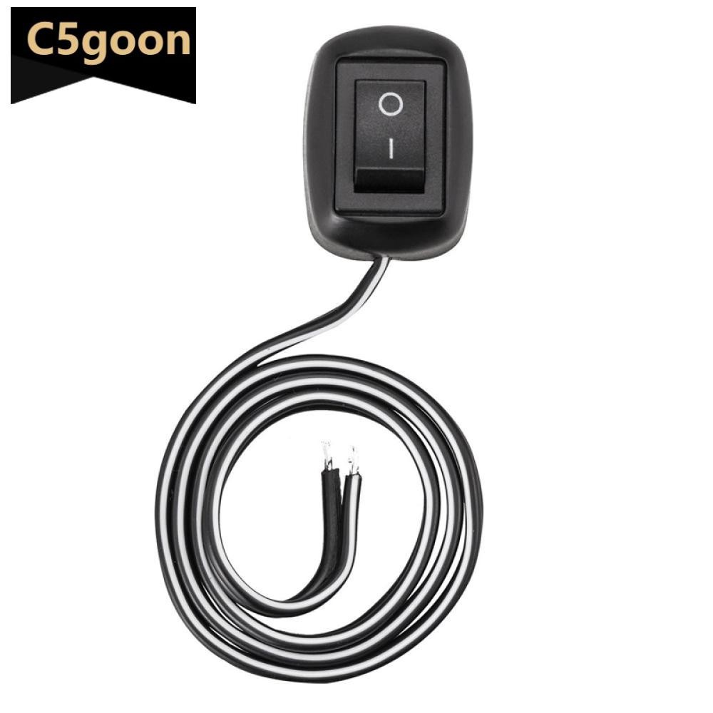 C5GOON Interruptor Universal Para Carro , Tipo Pasta , Com Cabo , 60cm/100cm , DC 12V Luzes De Acionamento De Anel De Ne