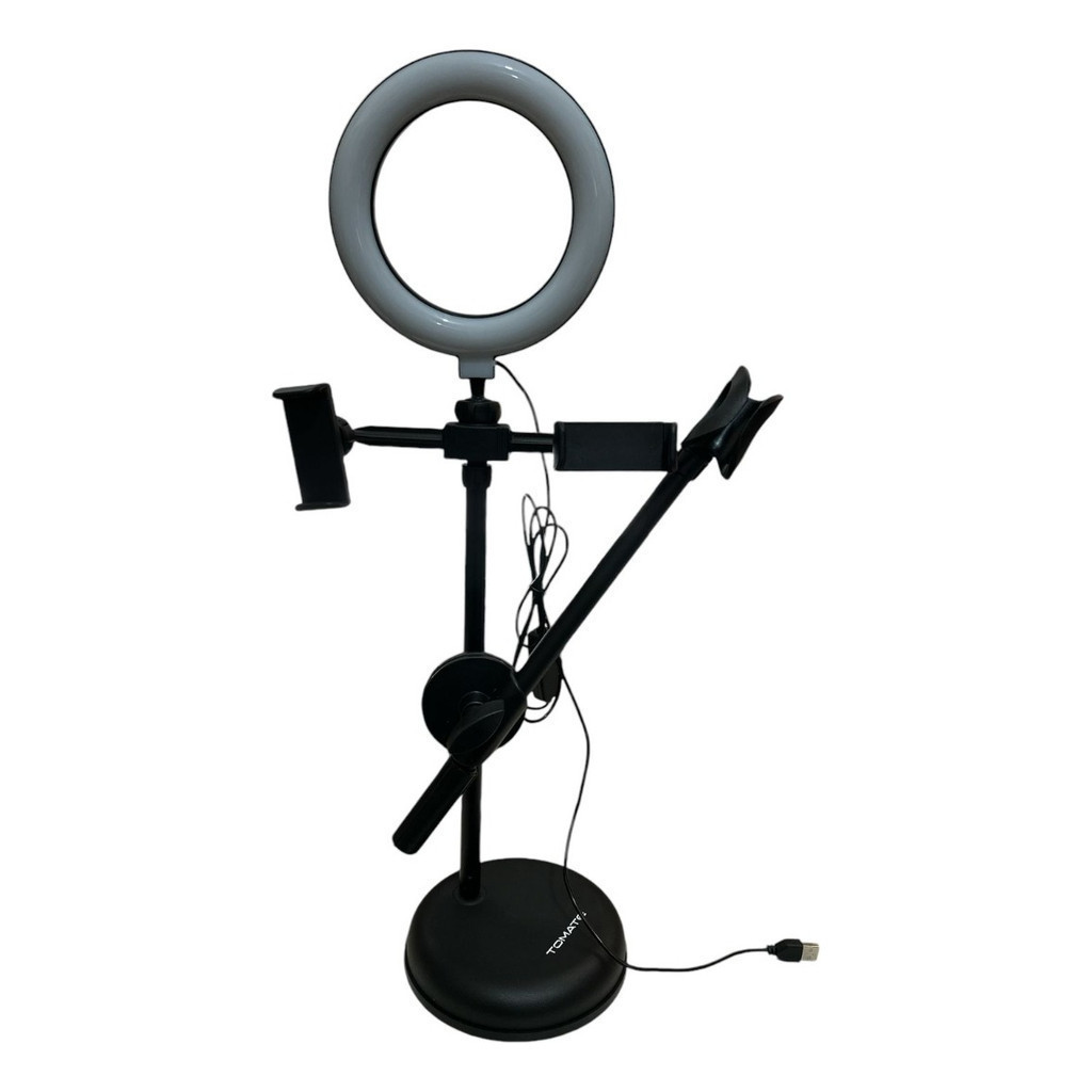 Ring Light 16 Cm Led Para Foto Video Lives+2 Suportes