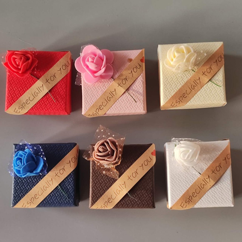 4 mini Caixas Caixinhas para Joias Semijoias Bijuteria Correntes Brincos Anéis Pulseiras em Oferta na Shopee