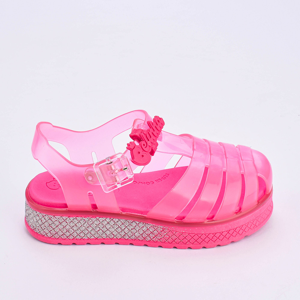 Sandália Infantil Menina  Kidy Gloss Belinha Brilho Glitter Fashion Estilosa Confortável Leve em Oferta na Shopee