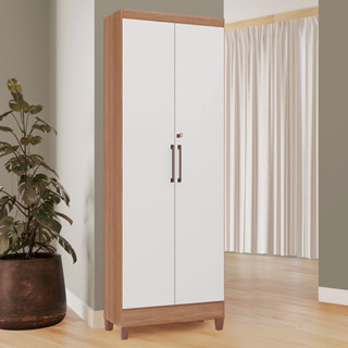 Armário Multiuso Lite 100% MDF Tuboarte 2 portas com Chave e kit de pés em Oferta na Shopee