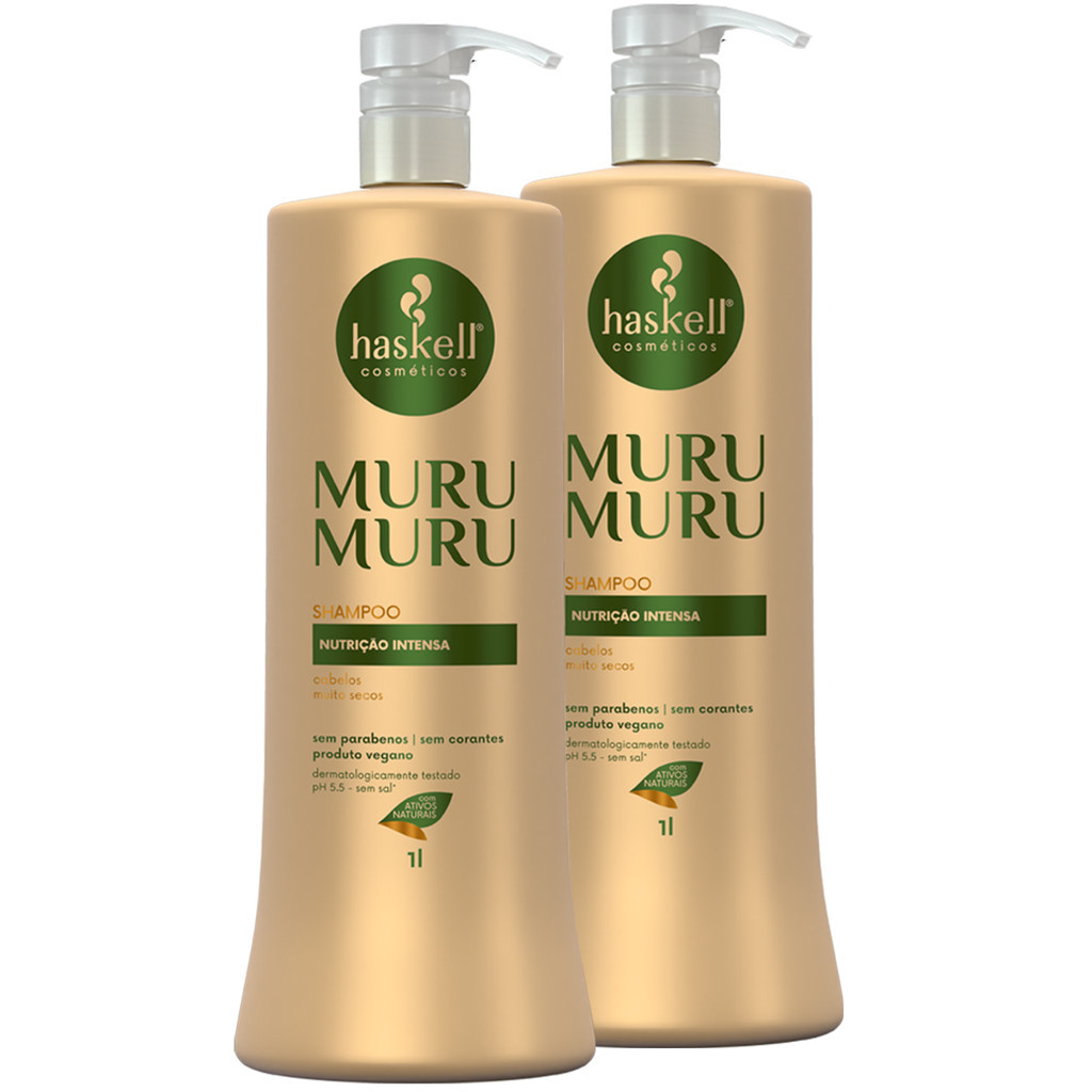 2 Shampoo 1l Murumuru Haskell