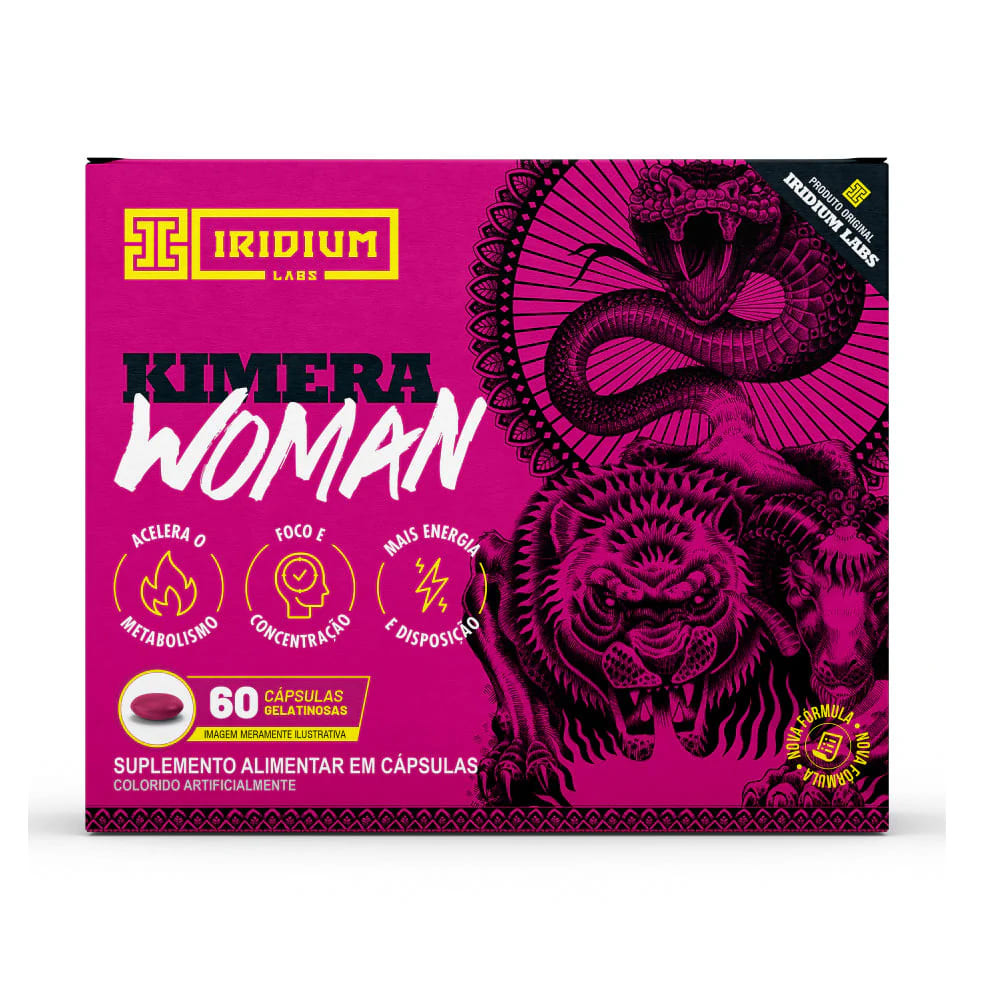 Kimera Woman 60 Caps Termogênico Feminino Iridium Labs
