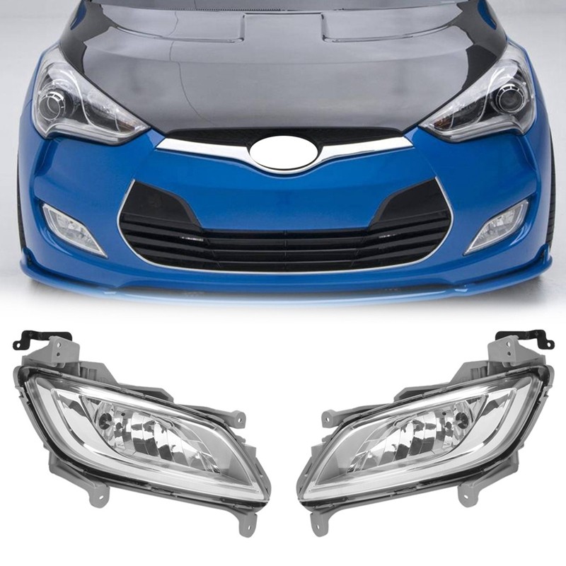 Conjunto Do Farol Da Luz De Nevoeiro Amortecedor Dianteiro Carro Para Hyundai Veloster 2011-2017