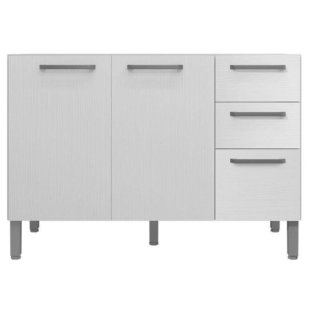 Balcão De Pia Mad Versalhes 120 Cm Branco Supremo - Kits Paraná em Oferta na Shopee