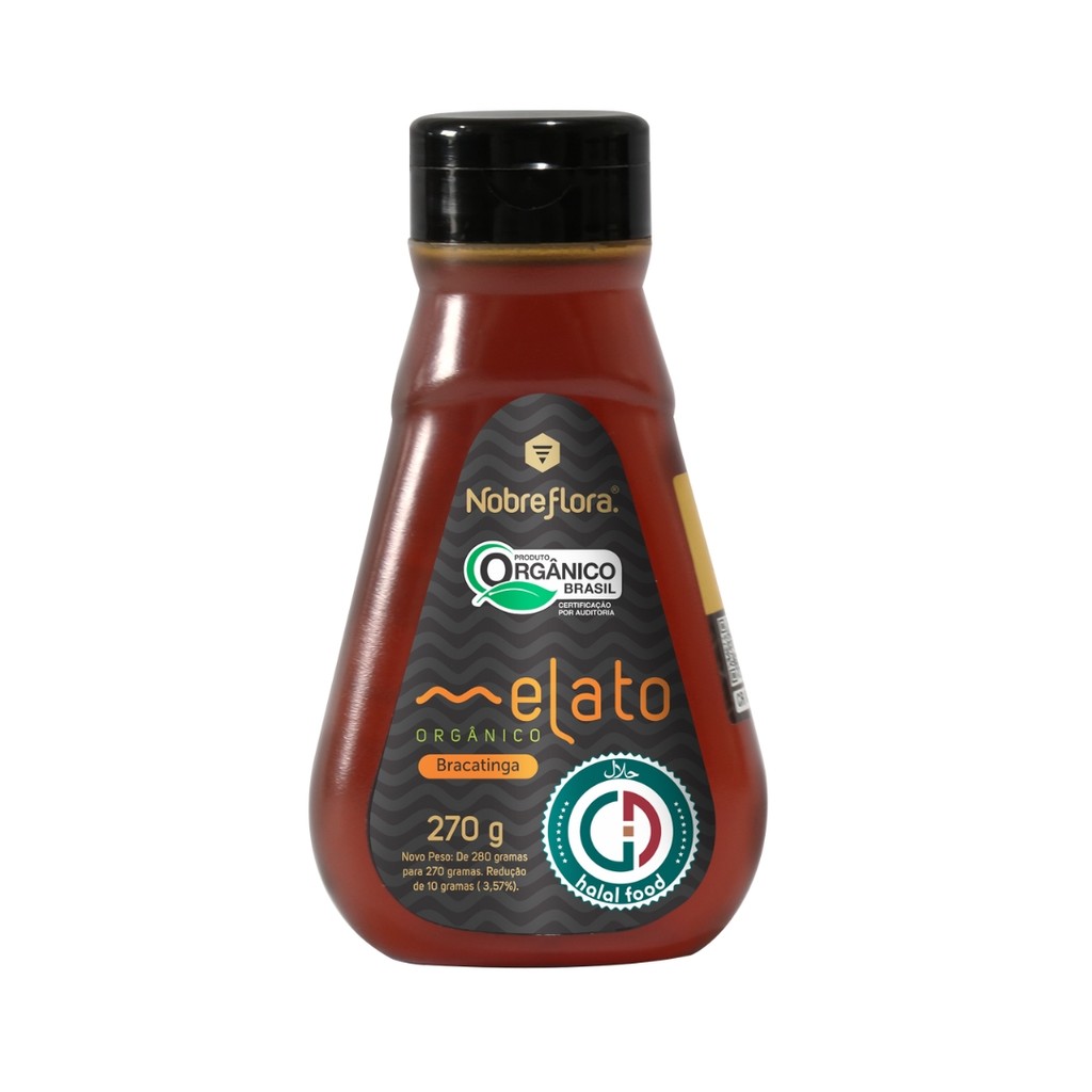 Mel Melato Bracatinga Orgânico 270g Nobreflora Premiado