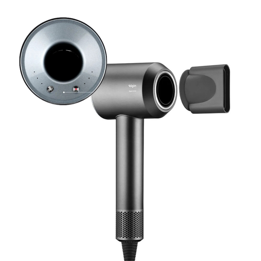 Secador de Cabelo Super Ionic Elgin 1800W Chumbo SES20 em Oferta na Shopee