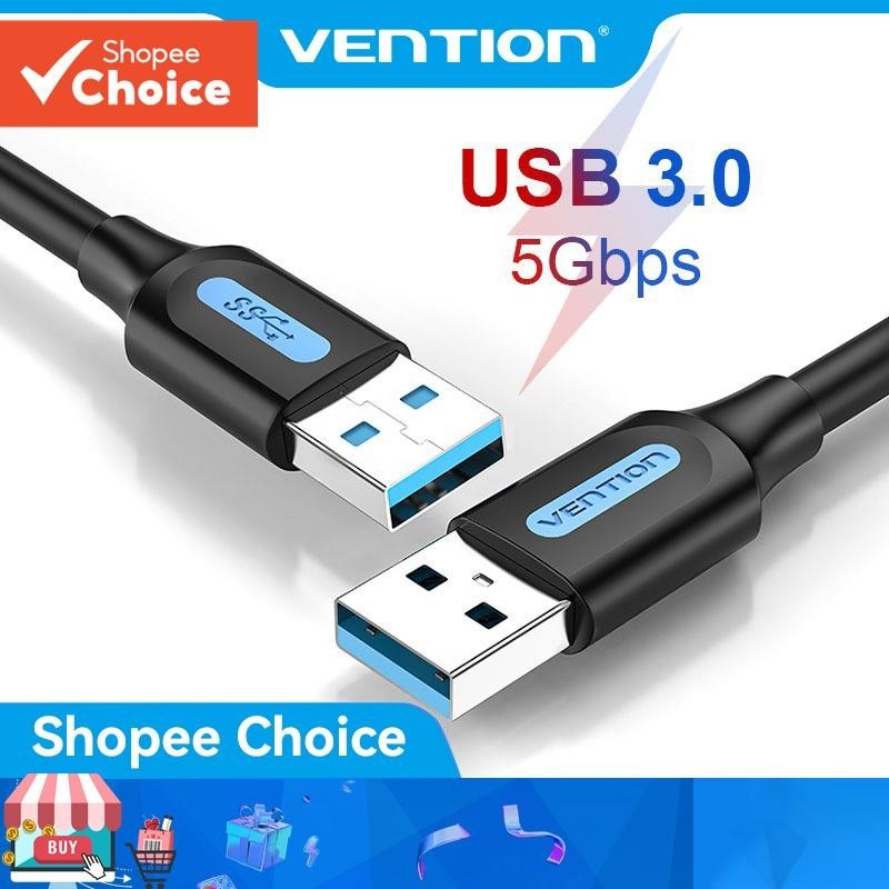 Vention USB 3.0 A Macho Para 2A 5 Gbps Cabo De Alta Velocidade Laptop Smart TV