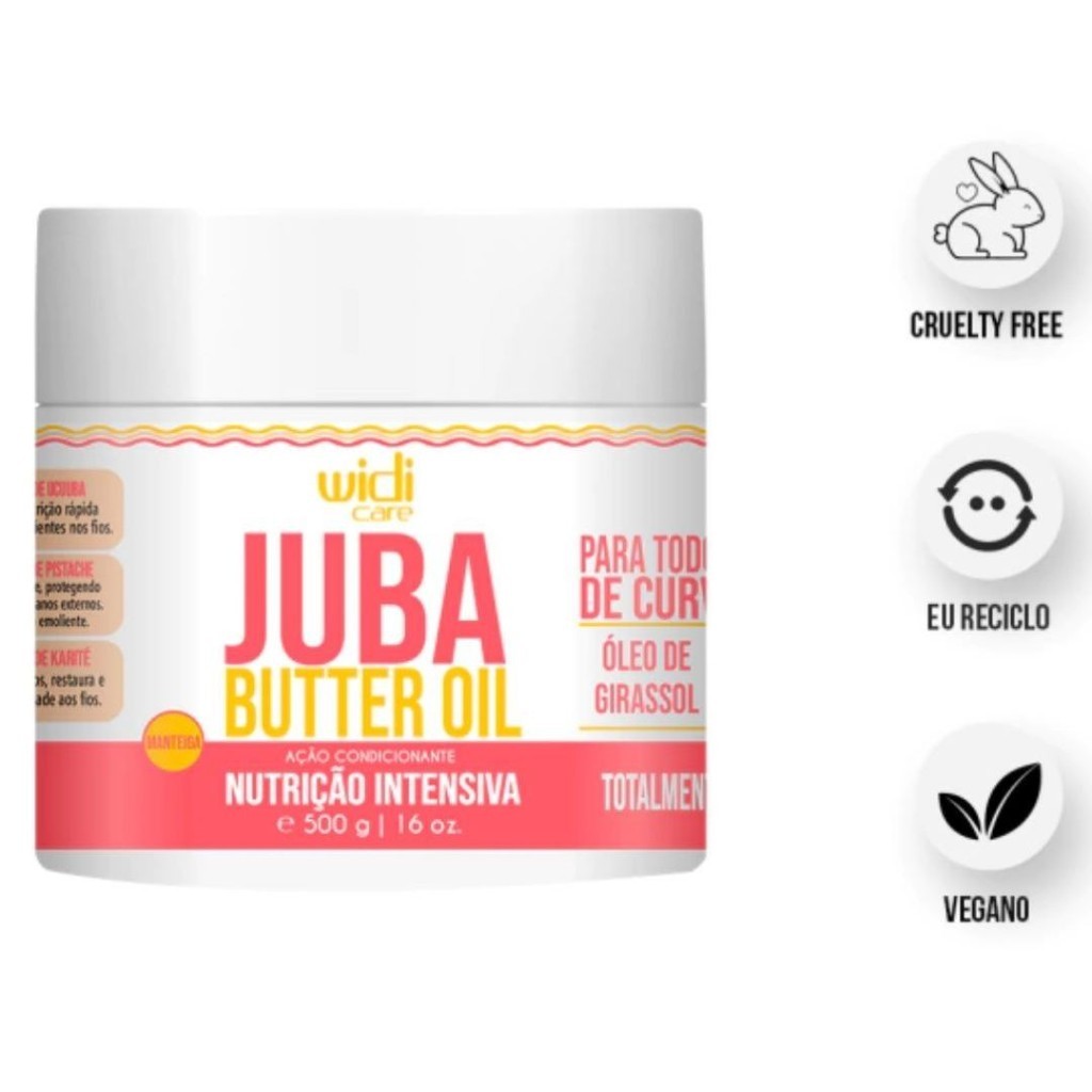 Mascara Juba Butter Oil Manteiga 500g - Widi Care