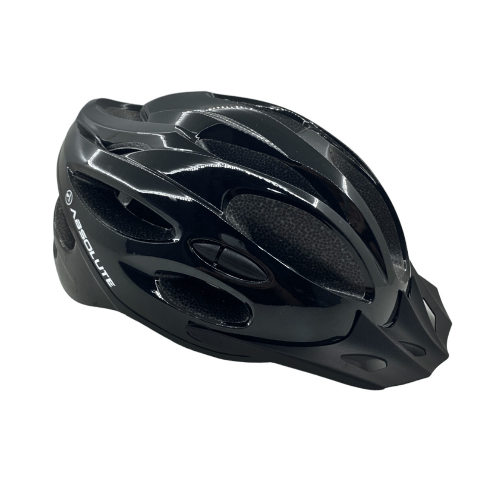 Capacete Absolute Nero Cor Preta Feicho Ajustável Com Sinalização Traseira Em Led MTB Speed em Oferta na Shopee