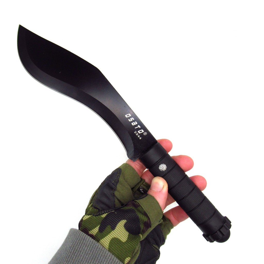 Faca Kukri Zx44 Osato Lamina Curva Camping Caça Pesca