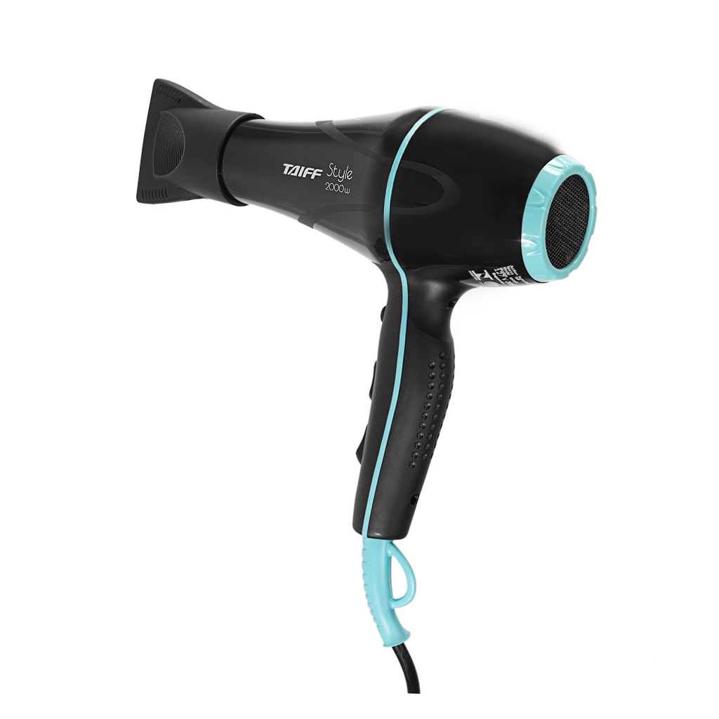 Secador de Cabelo Taiff Style Preto Profissional C/ Difusor - Beauty