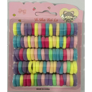 Kit c/85 elástica pequena meia tons pastéis em Oferta na Shopee