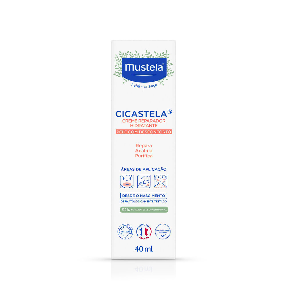 Creme Reparador Mustela Cicastela Hidratante 40ml - Mom & Baby