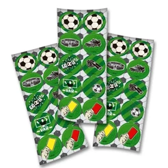 Adesivo Redondo - Futebol - 3,9x3,9cm - 30 unidades - Rizzo