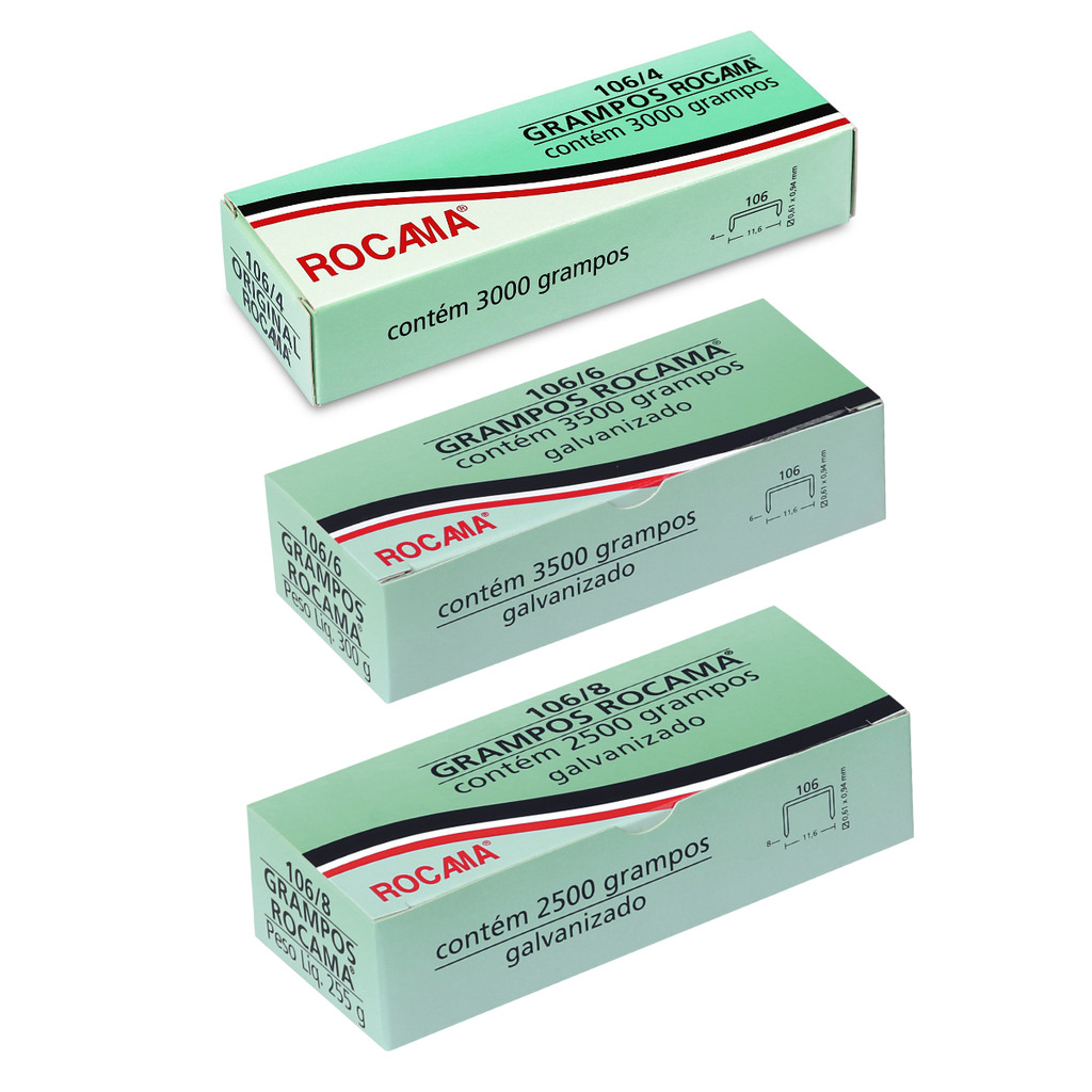 Grampo 106 Galvanizado Rocama Para Tapeceiros em Oferta na Shopee
