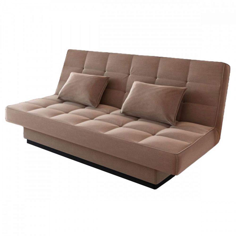 Sofá Cama 3 Lugares Andradas Veludo Choco Mamflex em Oferta na Shopee