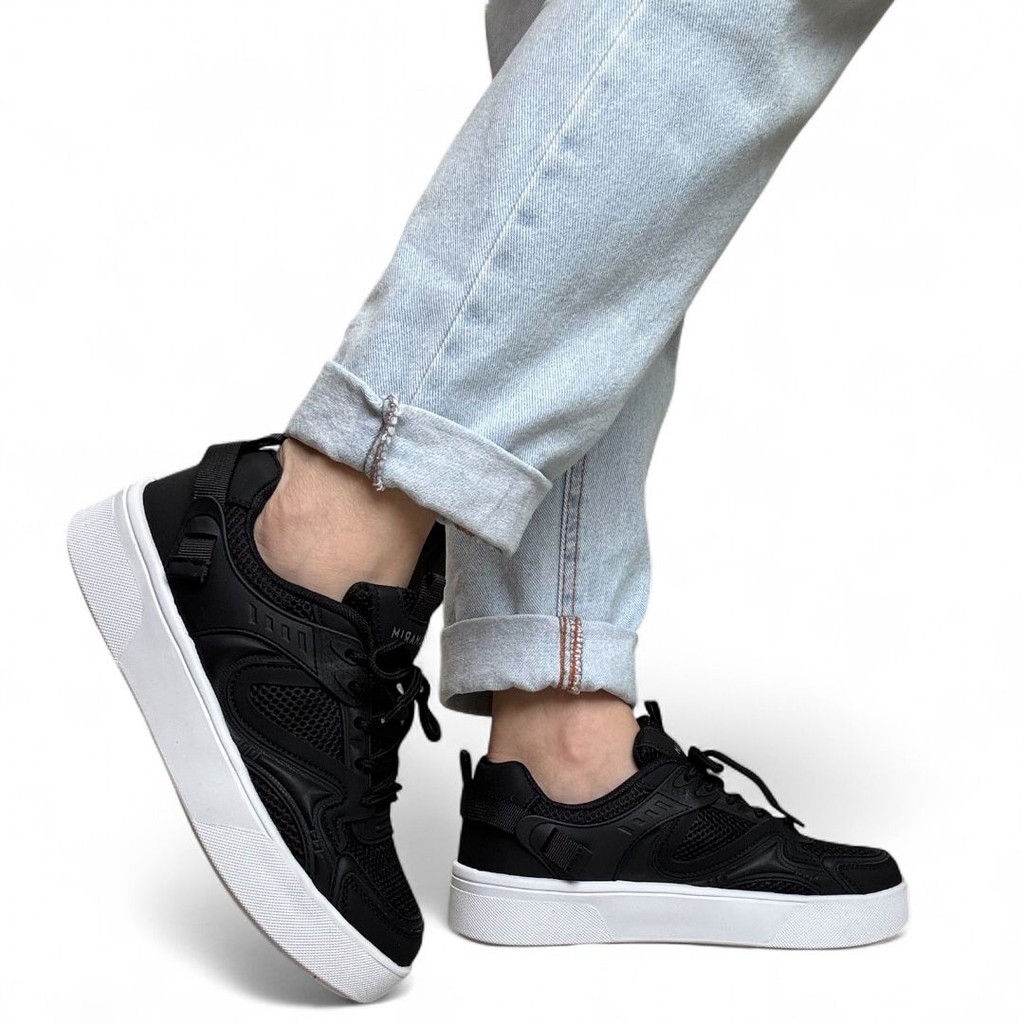 Tênis Feminino Plataforma Preto Ramarim 2483232-4 em Oferta na Shopee