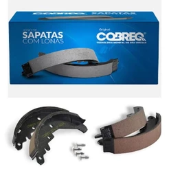 Sapata Lona Freio FIAT MOBI 2016 a 2020 FIAT SIENA 1996 a 2016 Traseira Teves COBREQ 0504CP