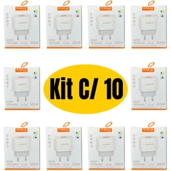 Kit 5 10 e 20 Fonte USB Turbo 30W iPhone e Android Para Revenda