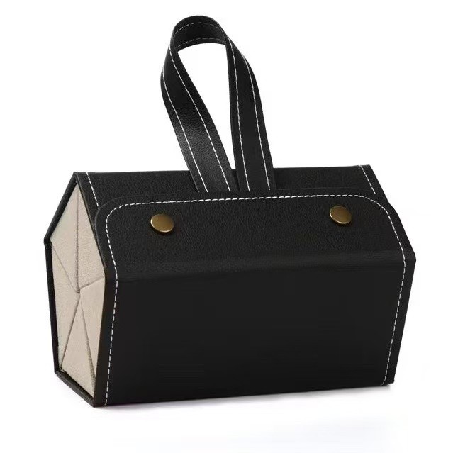 Porta Óculos Estojo Portátil Organizador Viagem Necessaire Dobrável Divisórias