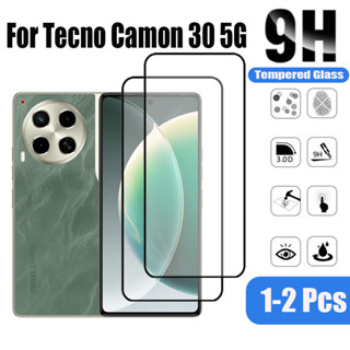 1-2 Pcs 9D Película Camon 30 5G Protetor De Tela De Vidro Temperado Para Tecno 40 Premier 20 Pro 4G em Oferta na Shopee
