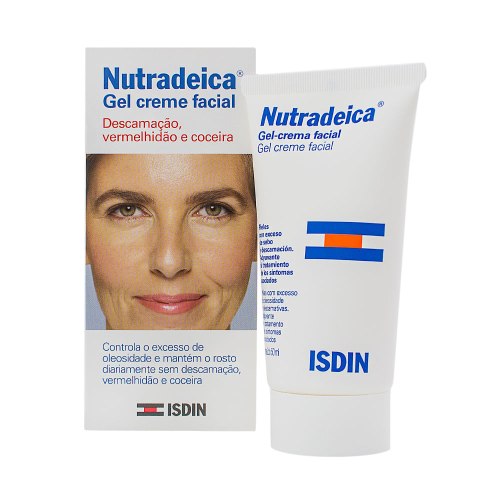 Nutradeica Isdin Gel Creme Facial com 50ml - Beauty