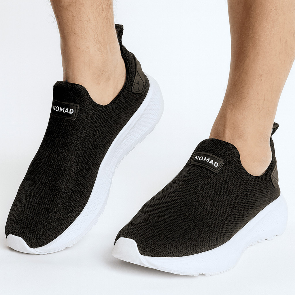 Kit Tênis Masculino Tenis Meia Feminino Slip On Sem Cadarço Tênis Meia Super Leve Esportivo