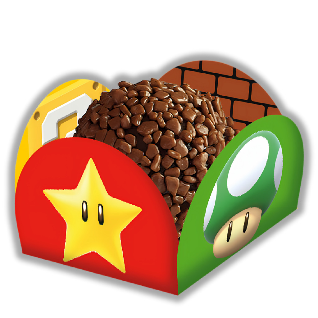 40~200 PORTA FORMINHA SUPER MARIO BROS FESTCOLOR (CHOCO)