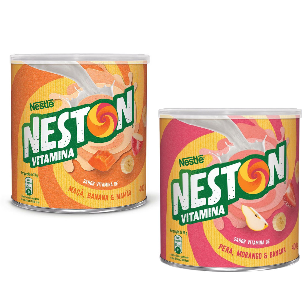 Kit Cereal Neston com 2 Sabores - 400g - Nestlé em Oferta na Shopee