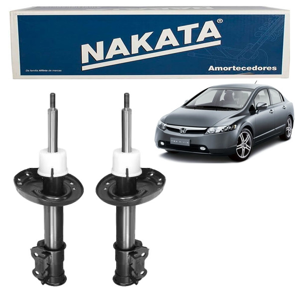 Par Amortecedor dianteiro Honda civic 2006 ate 2011 Nakata em Oferta na Shopee