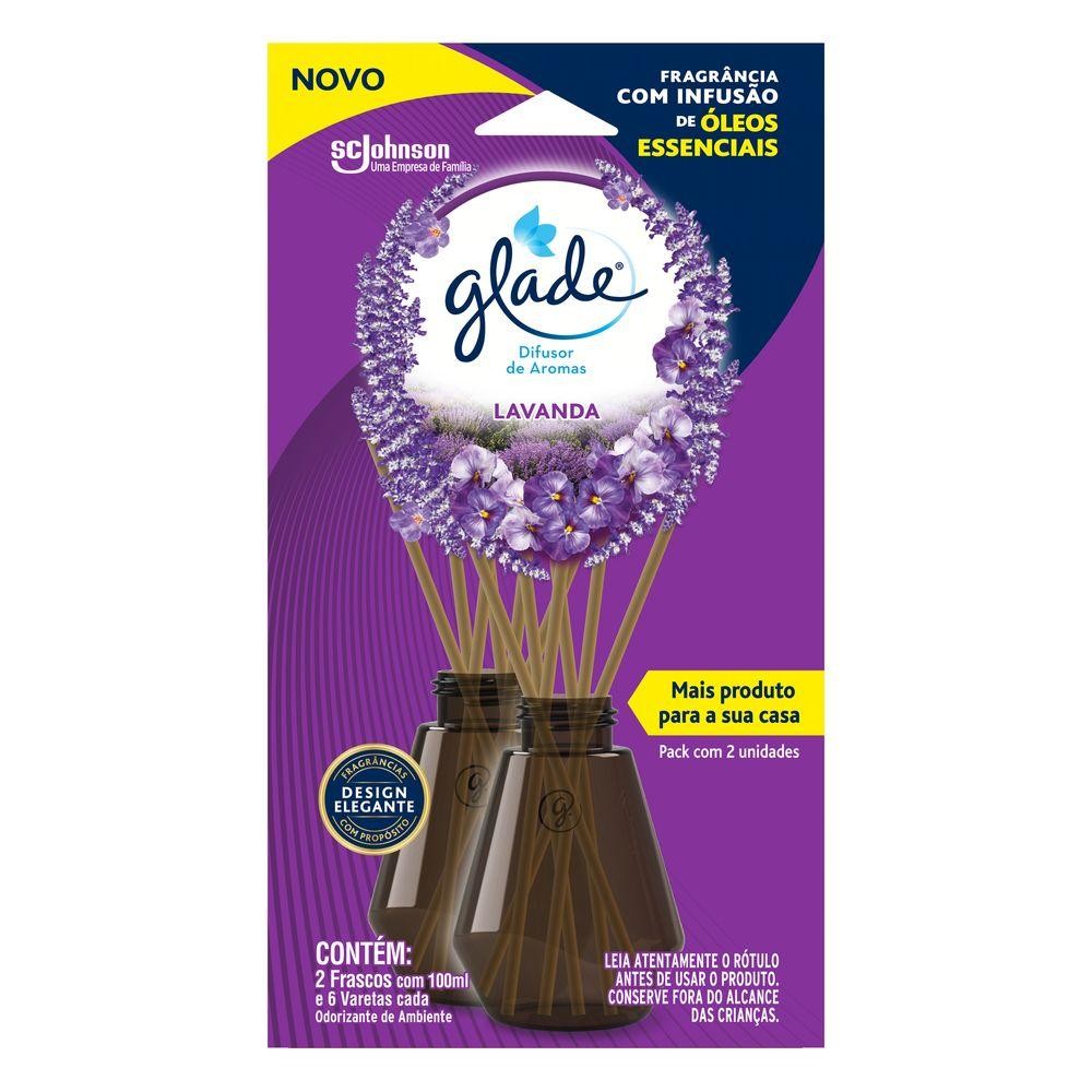 Difusor de Ambiente Glade Lavanda 2un 100ml cada em Oferta na Shopee