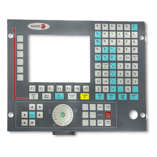 Teclado Cnc Painel Fagor 8035-m-col-2 Membrana 8035-m-col-r