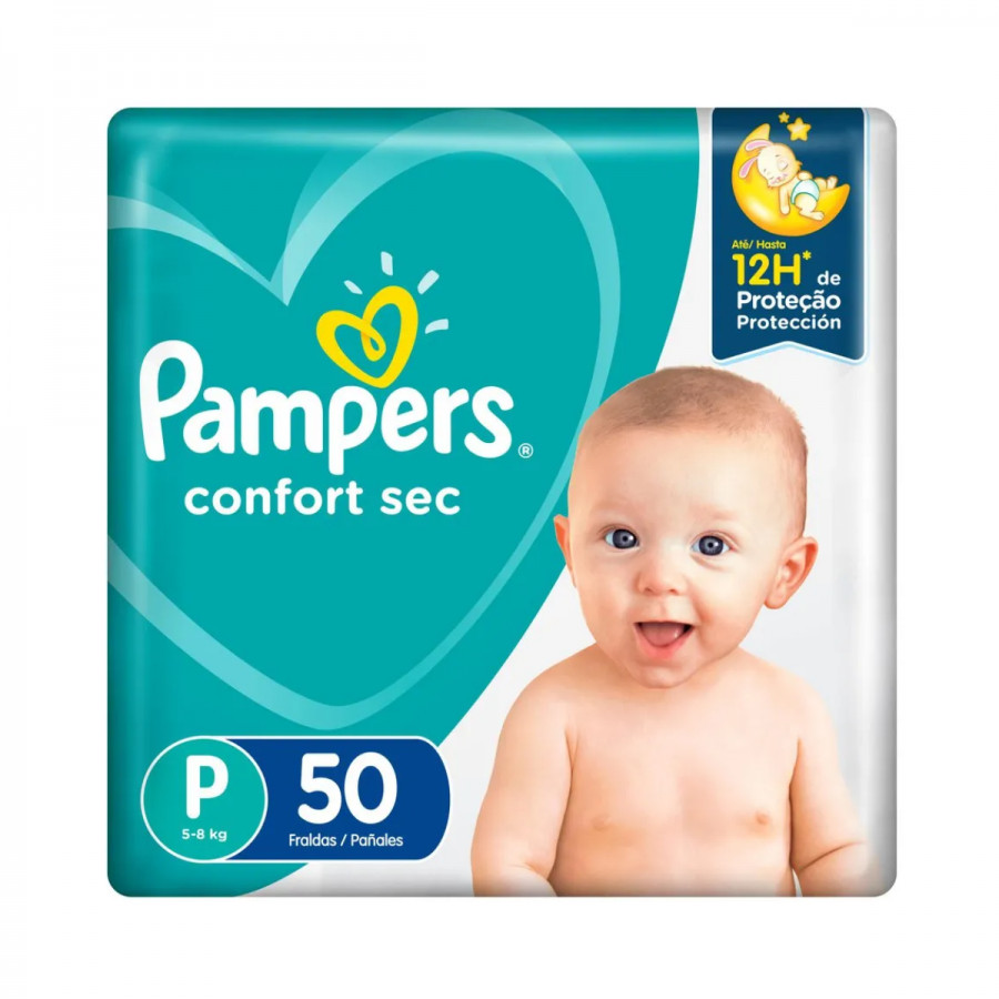 Kit 2 Fralda Pampers Confort Sec P 50 Unid – Conforto e Proteção em Oferta na Shopee